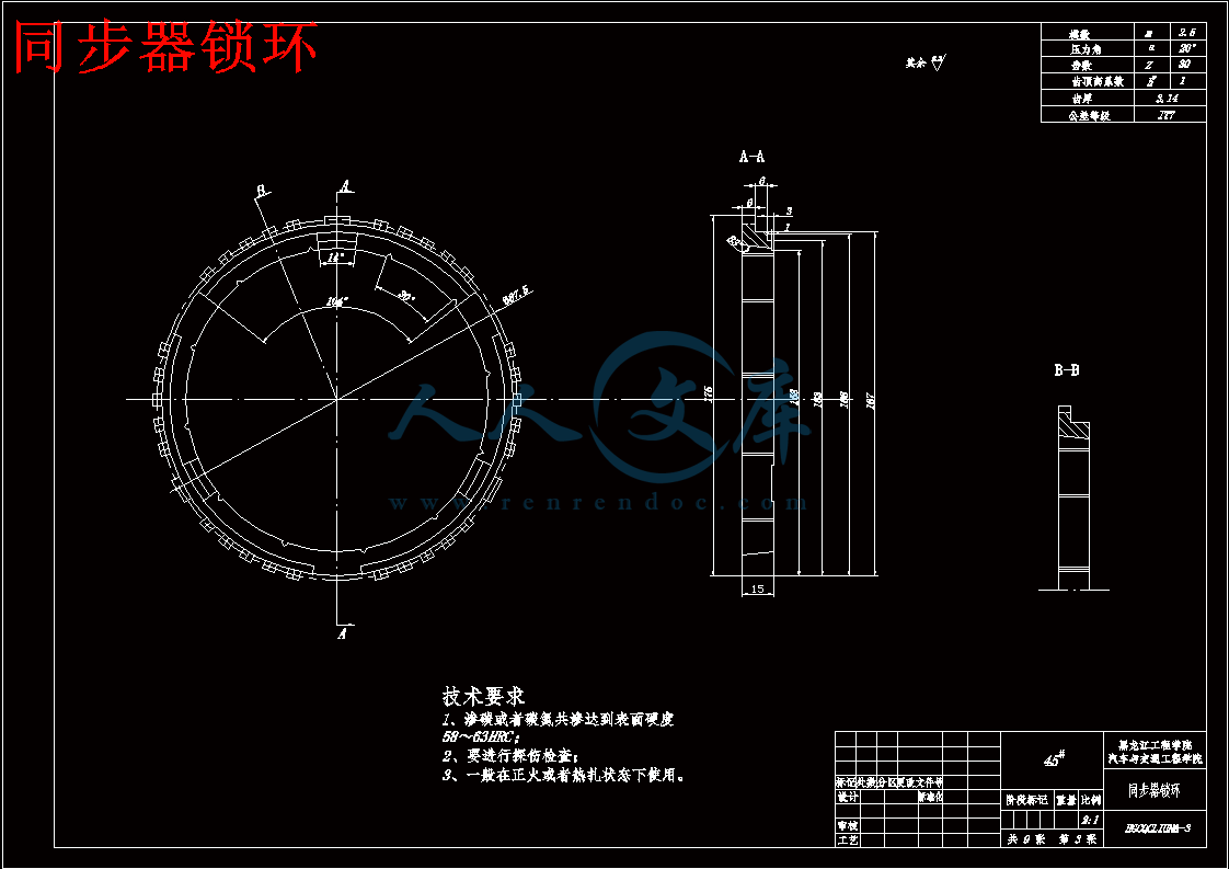 同步器锁环.gif