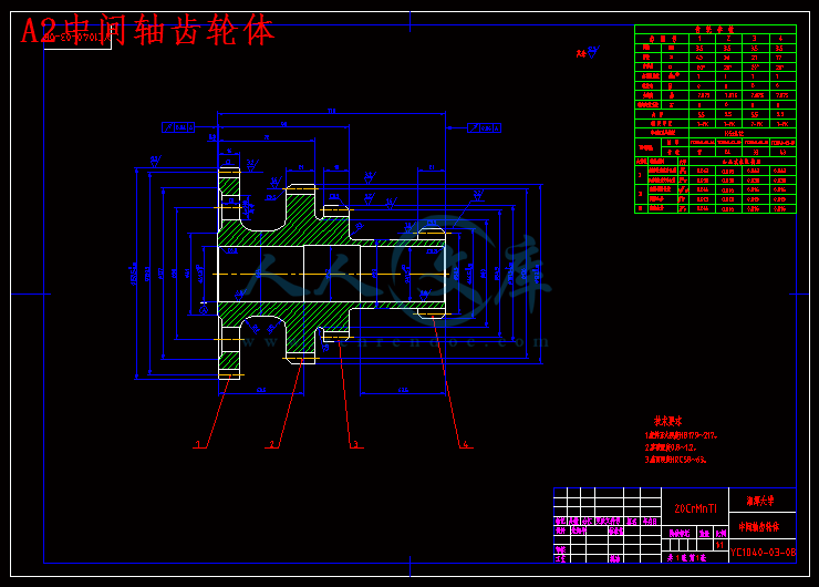A2中间轴齿轮体.gif