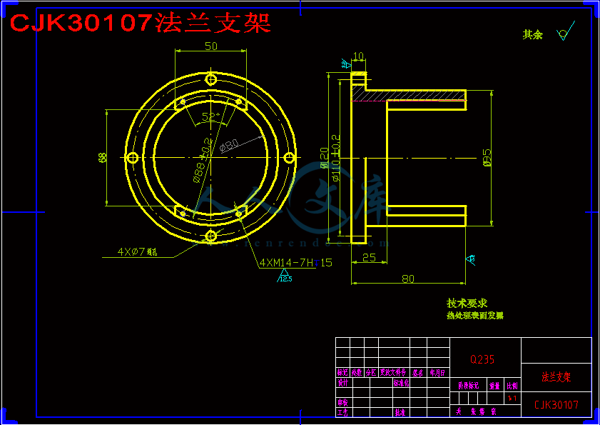 CJK30107法兰支架.gif