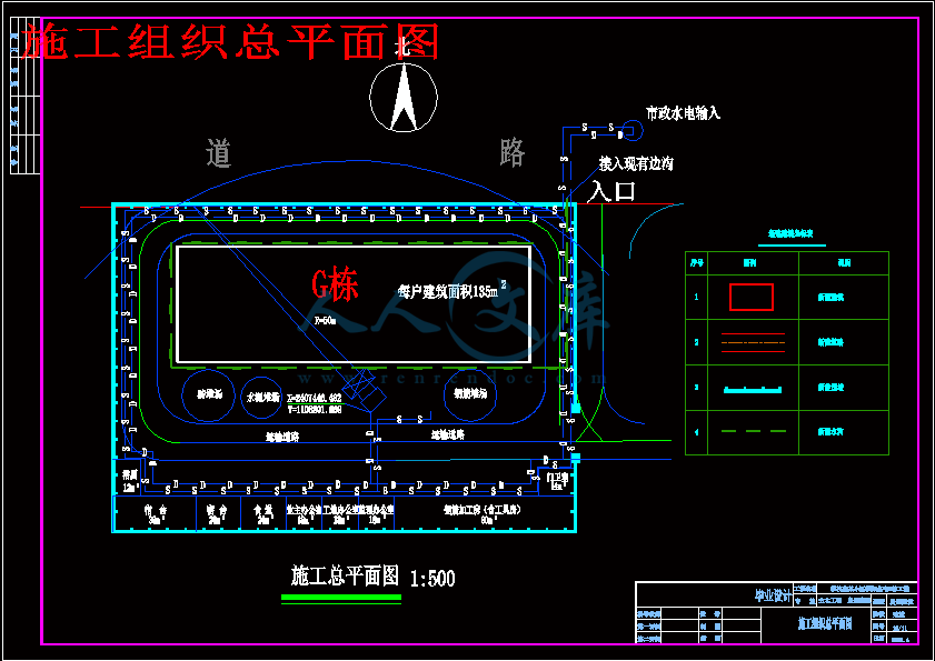 施工组织总平面图 .gif