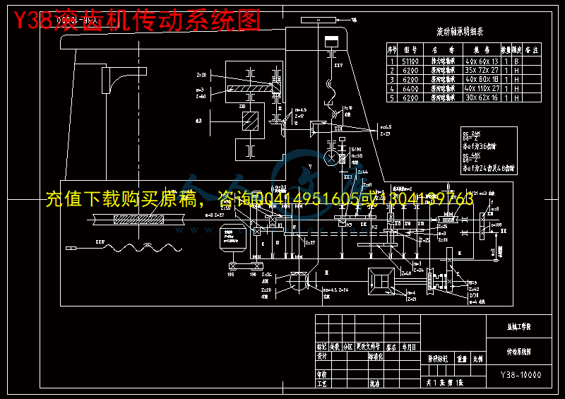 Y38滚齿机传动系统图.gif