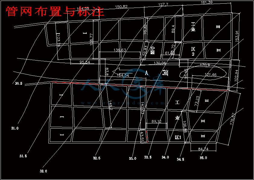 管网布置与标注.gif