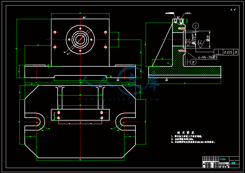 钻 4-M4螺纹底孔夹具体.gif