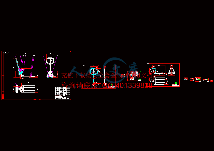 手动液压车设计CAD图.gif