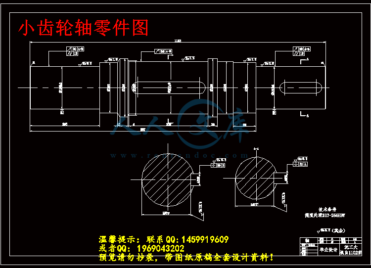 小齿轮轴零件图.gif