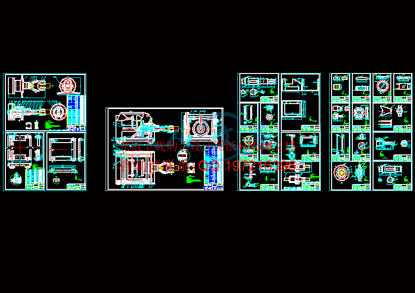 锻造操作机图纸(共4张A0).gif