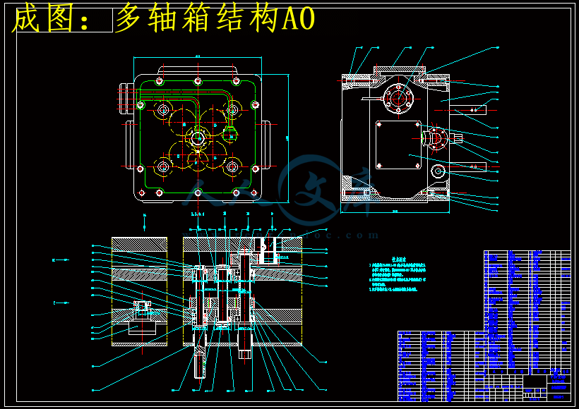 成图:多轴箱结构A0.gif